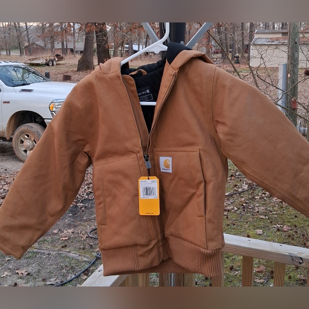 NEW KIDS CARHARTT JACKET COAT SIZE XXS 4/5